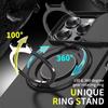 Slide Camera Lens Protection Case For iPhone 16 Pro Max 15 14 Plus 13 12 11 Ring Magnetic Bracket Holder Shockproof Armour Cover