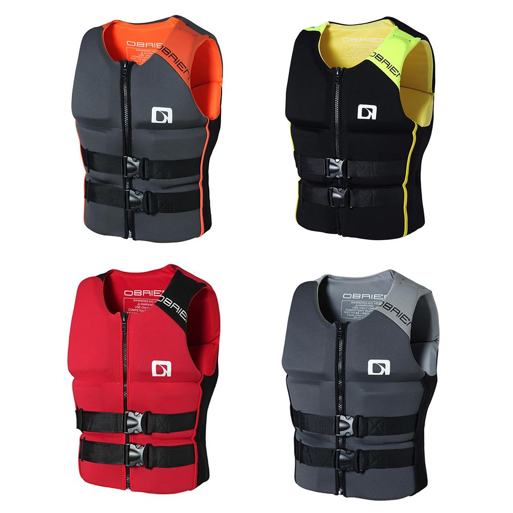 Gilet Salvavita Surf Adulto Giubbotto di Salvataggio Deriva Motoscafo Giubbotto di Galleggiamento Abbigliamento Galleggiante Neoprene Donna Uomo