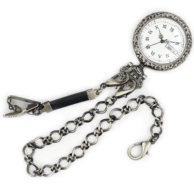 Blanc Angers Antique Nurse Watch Chain Clip Type Luminous Type Silver BA-antique