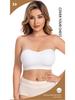 Plus Size Women's Strapless Silicone Non-Slip Seamless Bralette