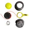 Durable Nylon Replacement Trimmer Head Compatible with Multiple Lawn Mower Models Rotary Spool for Efficient Grass Cutting