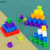 50/00Pcs Home Chool Preschool Connected Cube Toys For Mathematical Counting Plastic Counting[S13][S13]