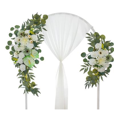 Artificial Flower Wedding Arch Door Frieze Decoration Bohemian Large Flower Pendant Wedding Ceremony Christmas Door Floral Decor