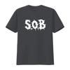 Vintage 90s SOB Rare Punk Band T Shirt Napalm Death Crust Grindcore Style Vintage Washed Soft Stretched Streetwear Fashion