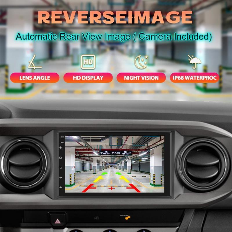 7''  Universal Auto Android Car Radio Touch Screen Support Car DVR Rear View Mirror Link WIFI GPS Bluetooth FM Receiver