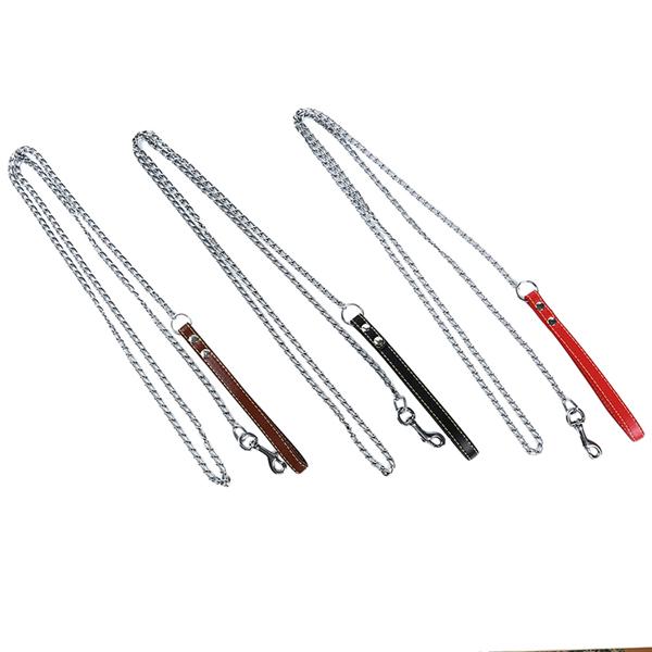 Pet Leash Chain Lead Dog Chain Antibitemetalchain Chainleashhandle Dogchain