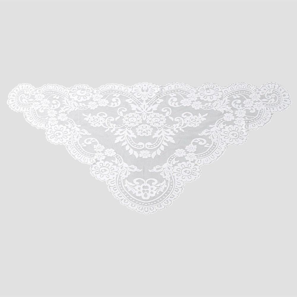 

Embroidery Foulard Bandana Thin Hair Scarf Headband Vintage Lace Scarf Women D
