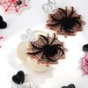 Gotische Spinnennetz Acryl Halloween Ohrringe für Damen 2025 Horror Bunter Anhänger Ohrring Kreativer Party Schmuck Geschenke