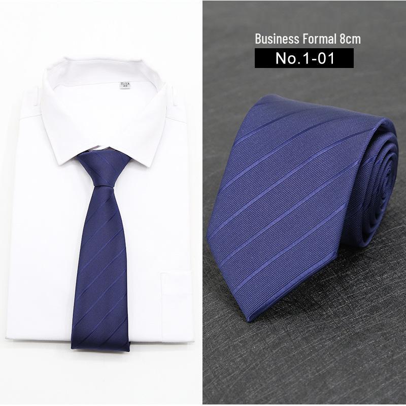 Men's Formal Business Casual Solid or Striped Tie