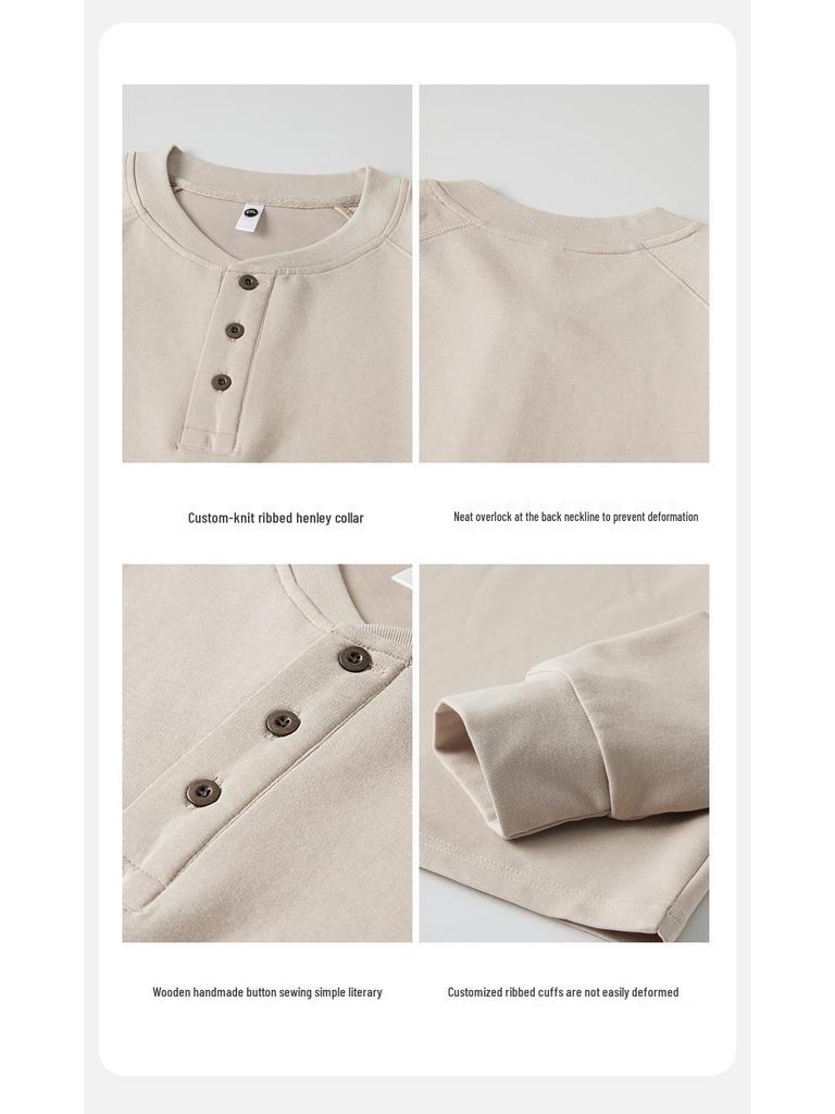 2025 Men's Trendy Casual Long Sleeve T-shirt Sweatshirt: Spring & Autumn Fashion Base Layer