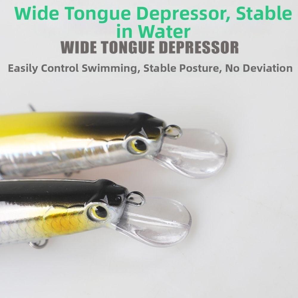 3D Bionic Fish Eyes Minnow Fishing Lure Streamline Hard Bait New Bionic Bait Saltwater Fishing