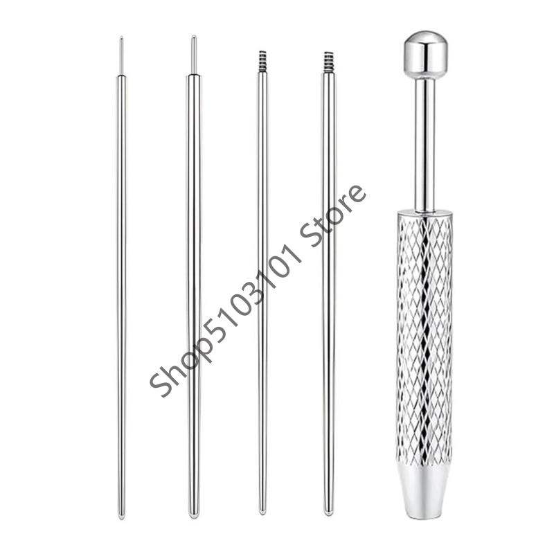 Taper Insertion Pin Tool Internal Thread Piercing For Tragus Lip Nose Piercing Stretching Tool Jeweler's Pick Up Tool