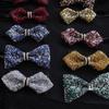 Papillon da Uomo con Strass a Goccia d'Acqua per Eventi Formali e Matrimoni