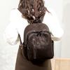 Fashion Wommen Backpack Pu Solid Color Travel Backpack Student Schoolbag