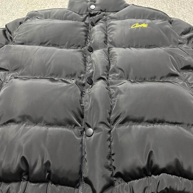 CRTZRTW 2024 Men's Trendy Hip Hop Stand Collar Winter Cotton Jacket