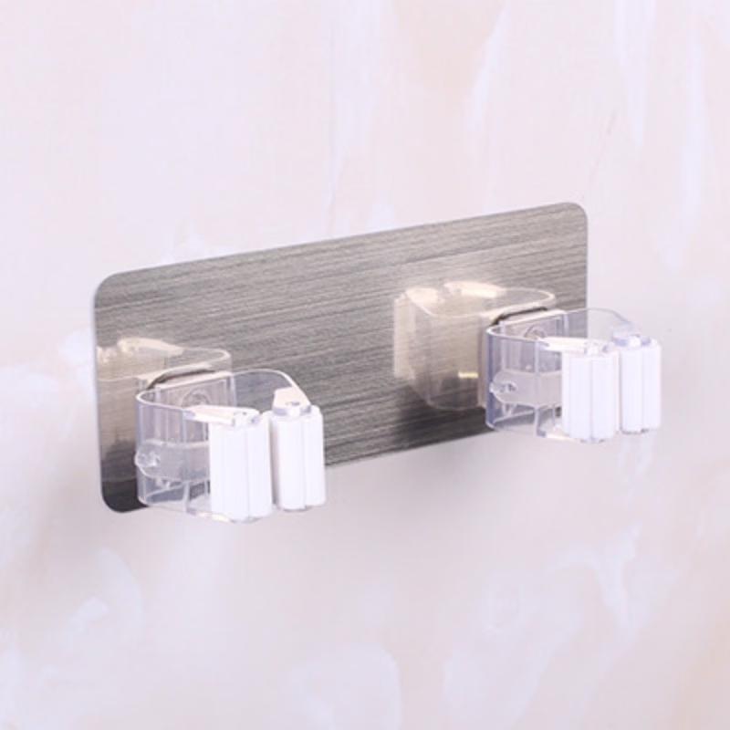 LISM No-Trace Double Mop & Broom Holder