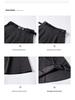 Lizhiqi Women's Woolen A-Line Pleated Midi Skirt - 2024 Winter Collection, High Waist, Slimming Fit
