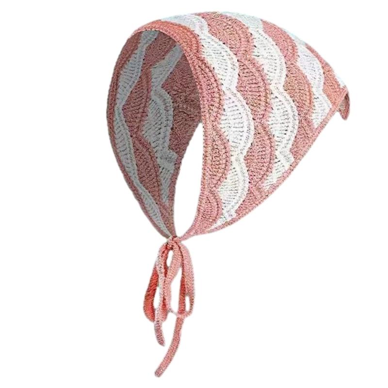 Women Floral Hairband Wrap Bohemia Triangle Headwraps Elaborate Head Scarf Turban Bandanas Hairband for Vacation