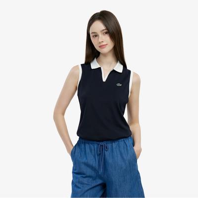 Women's Tennis Sleeveless Polo Shirt PF761E-56GHDE