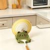 Bear Shape Design Lid Holder Non-Slip Pot Lid Rack Kitchen Counter Organizer  Kitchen Counter