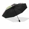 1 Stück Outdoor-Schirm mit Chibi-Charakteren | Automatisches Öffnen & Schließen | Tragbares 3-fach faltbares Design | 8-Speichen-Eisenrahmen | Perfektes Geschenk für Fans, Tra