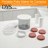 Home Kitchen Burger Press Hamburger Patty Maker, Non-stick with Storage Container And Separator Sheets Easy Clean Dishwasher Safe Mold, Manual