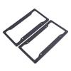 1/2Pcs Universal License Plate Frame Carbon Pattern Plastic License Plate Frame Bracket With Standard Screw Kits