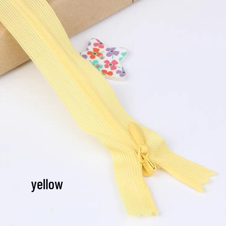 Sanli Unsichtbarer 25cm Kleid- & Kissen-Reißverschluss mit geschlossenem Ende