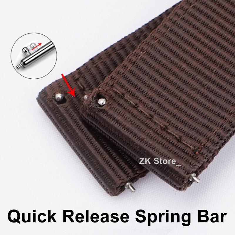 18mm 22mm 20mm Woven Nylon Watch Sport Strap Band for Amazfit Fabric Band for Samsung Galaxy 4 5 6 Gear S3 Classic Active 2