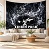 Linkin Park Wall Tapestry, Soft Fabric Wall Hanging, Decorative Backdrop For Bedroom Home Wall Art