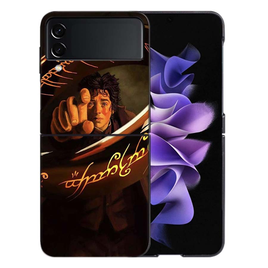 

The L-Lord of the R-Rings Phone Case For Samsung Z Flip 6 7 5G Galaxy Z Flip 5 4 3 5G Cases Shockproof Hard Cover TPU Galaxy Z Flip 5 5G