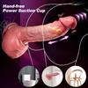 Automatic Telescopic Rotating Big Vibrating Thrusting Realistic Dildo For Women Remote Control Suction Cup Realistic Penis Sex Toys