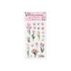 Sada samolepek na poznámkový blok Tulipán - PET Retro Plant Landscaping Decor
