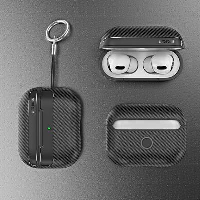 Custodia per auricolari Bluetooth in TPU in fibra di carbonio per Airpods Pro Custodia antiurto per scatola di ricarica per Apple Airpods 1 2 3 2021