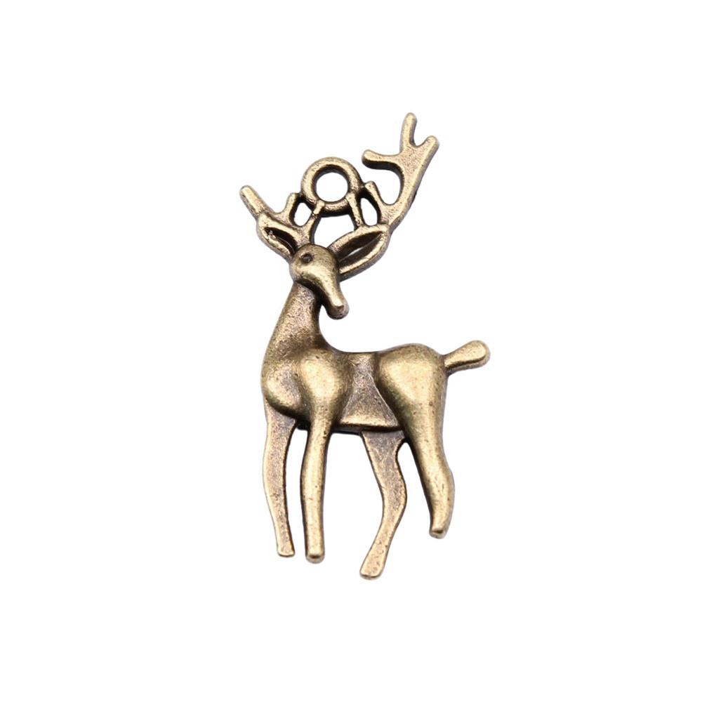 Deer Antler Charms Christmas Day Pendants For Nature Inspired Jewelry