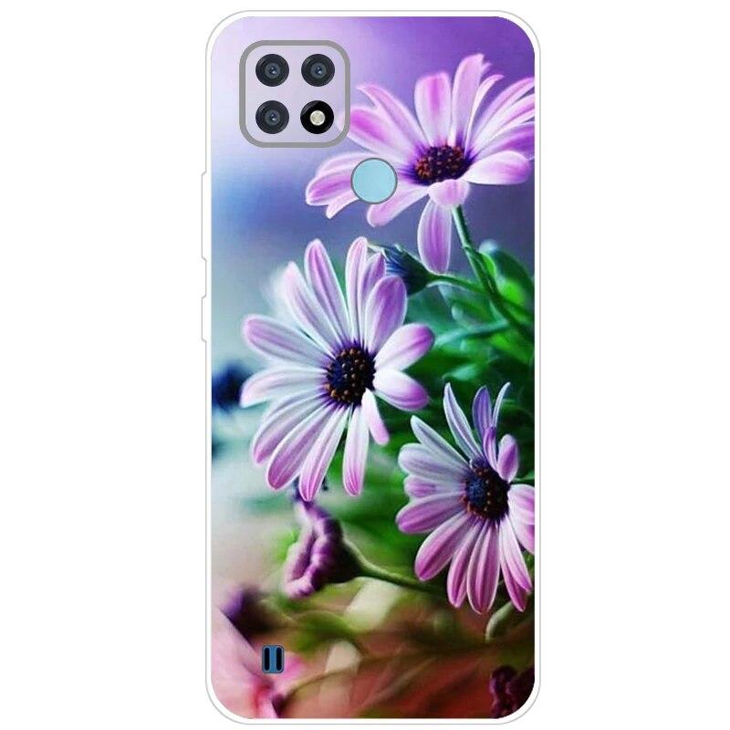 Realme C21 Hülle 6.5'' Klar Silikon Fudnas Weiche TPU Hülle Für Realmi C21 2021 Hülle C 21 Handyhüllen Rückseite RealmeC21 Bumper