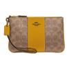 Wristlet 19 Classic Monogram PVC Leather Clutch Mini Women Clutch Khaki 32445-B4QTL