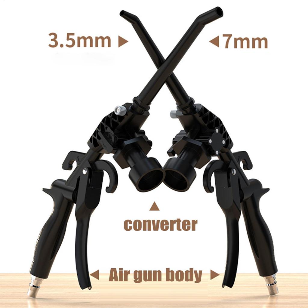 2-purpose car Vacuum Cleaner Guns Air Vacuum Blow Guns For Compressor Portable Cleaner Duster Tool For Dust Dirt Auto Detailing
