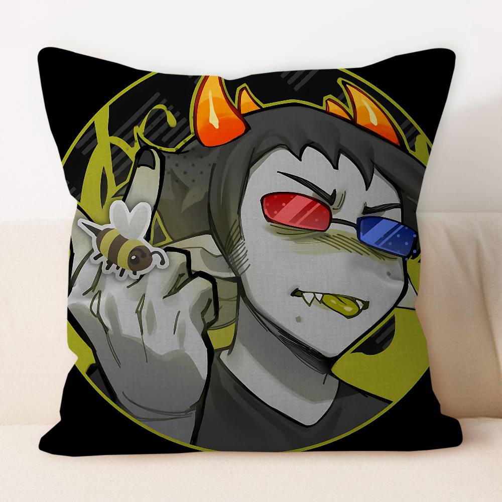 H-homestuck Мультяшная наволочка для подушки Декоративная наволочка Напечатанная наволочка для дивана 12x12Inch