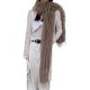 Furry Furs Collar Scarf for Winter Decorative Neck Gaiter Long Furs Shawl Adult Teens Warm Neckwear Formal Dress Collar