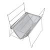 Camp Grill Grate Stainless Steel Temperature Resistance Foldable Portable Silver Barbecue Grill for Cooking
