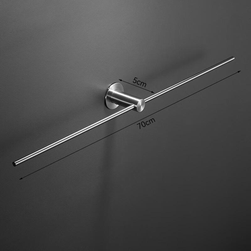 Stainless Steel No-Drill Towel Bar