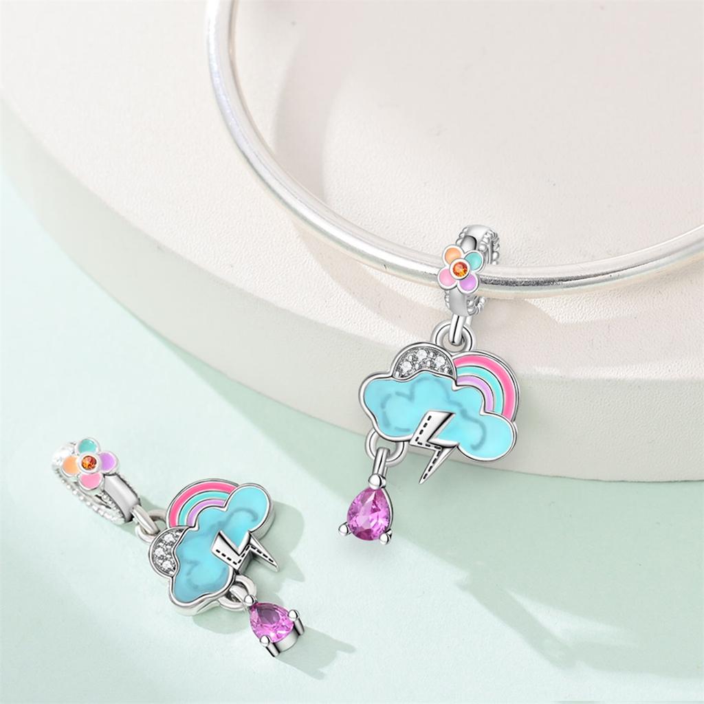 Copper Metal Perfume bottle Cute animal Bead Components Charm Bead Components Compatible With Authentic Original Bracelet High Quality Fine Jewelry