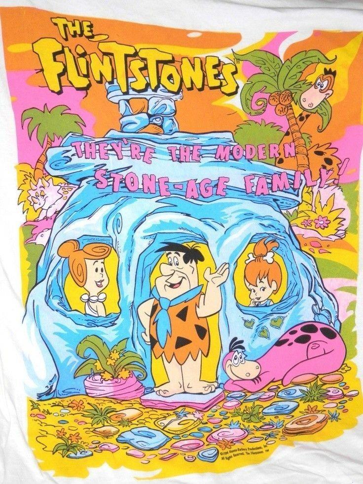 New!  The Flintstones  T-shirt Christmas Short Sleeve S-5XL Unisex T-Shirt S