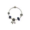 925 Sterling Silver Synthetic Cubic Zirconia Bracelets Women's SL-7