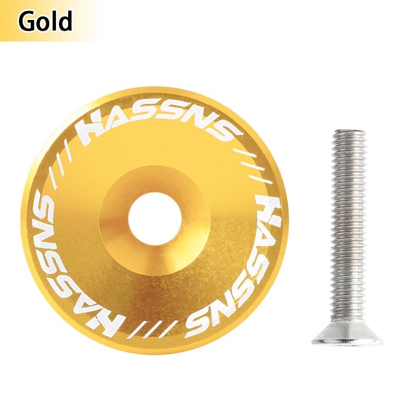 HASSNS Mtb Power Cap Stem Cap Bicycle Headset Top Cover For Mountain Road Bike Table Cover Aluminium Alloy Steering Series Top