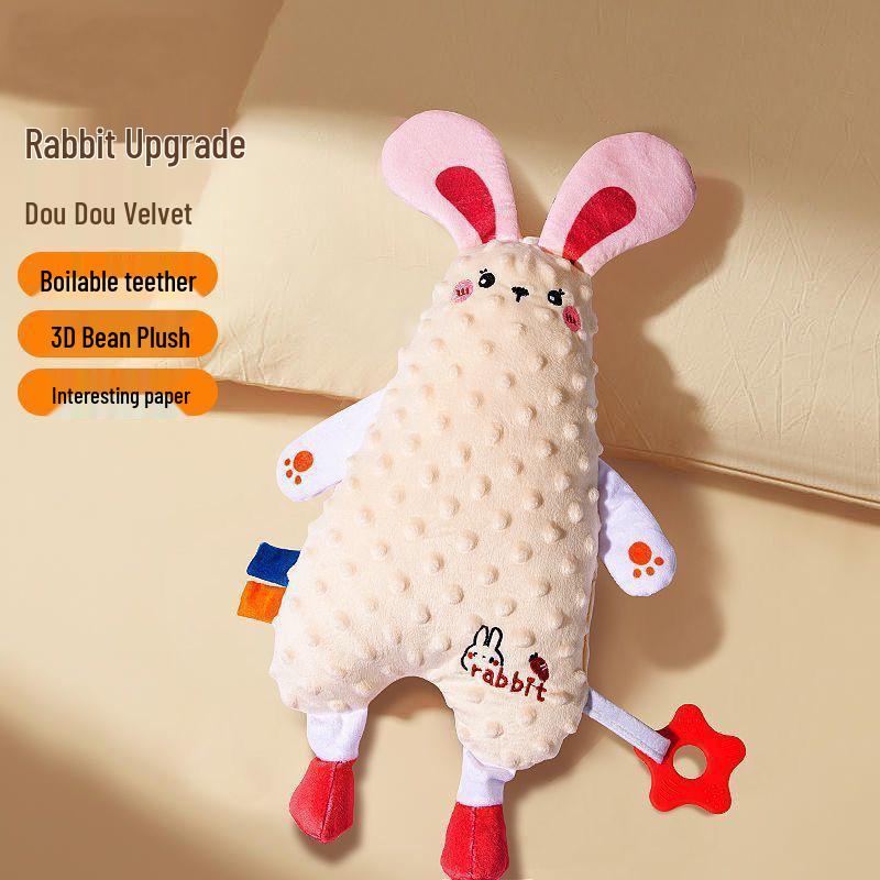 Sleep Soothing Baby Teether Doll: PP Cotton Hand Puppet Toy
