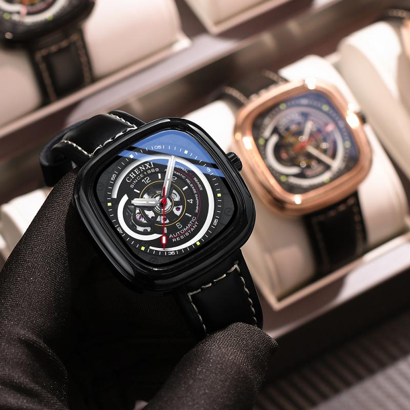 Orologio da parete in legno, quadrante quadrato - Per la casa e per