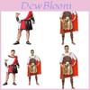 Striking Adult Male Roman Gladiator Costume Featuring Rich Color And Comfortable Fit For All Seasons