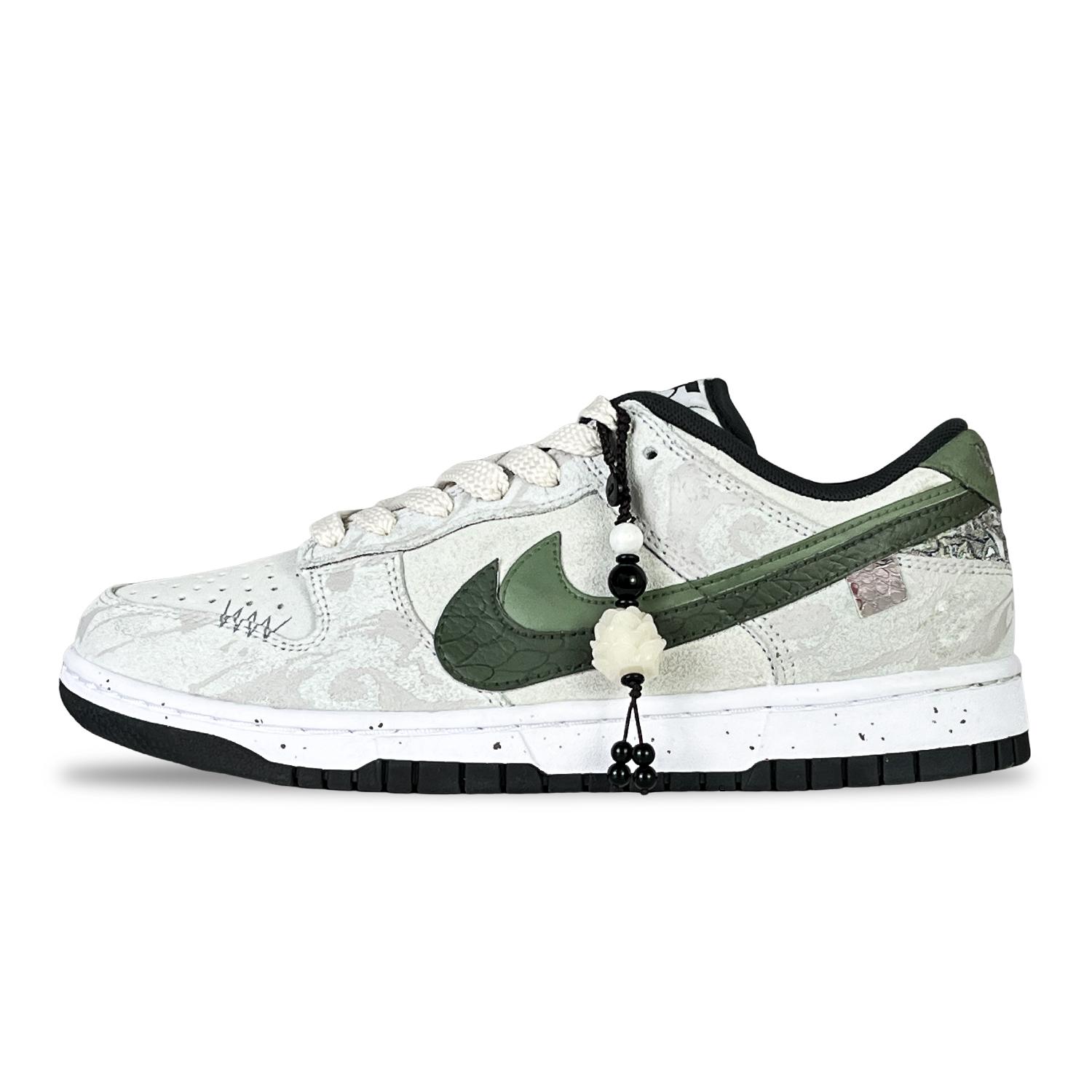 

Nike Dunk Slip Resistant Abrasion Resistant Slip Resistant Abrasion Resistant Low top Skateboard Shoes Unisex Green HV1800-101(Team257-) 38.5